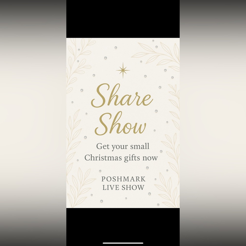 Share Show Live Flier. Jewelry Only. Share Two!!